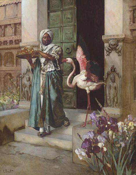 Rudolf Ernst Entering the Palace Gardens china oil painting image